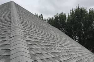 This is a picture of the roofing ridge line. We use three tab shingles on ridges.